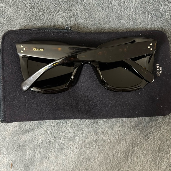 DARK TORTOISE CELINE SUNGLASSES - Picture 2 of 8
